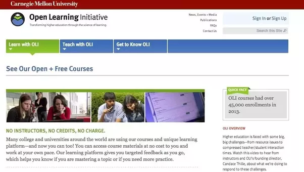 Carnegie Mellon Open Learning Initiative
