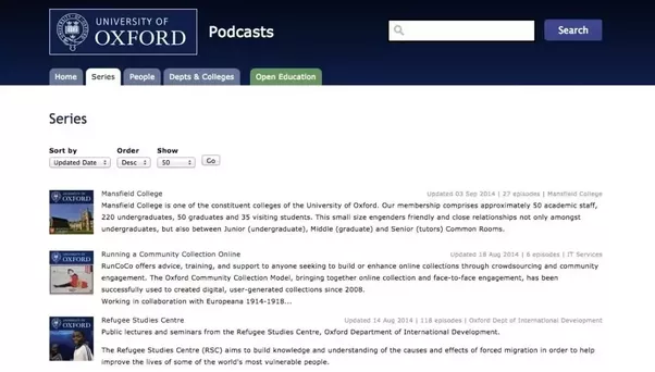 University of Oxford Podcasts